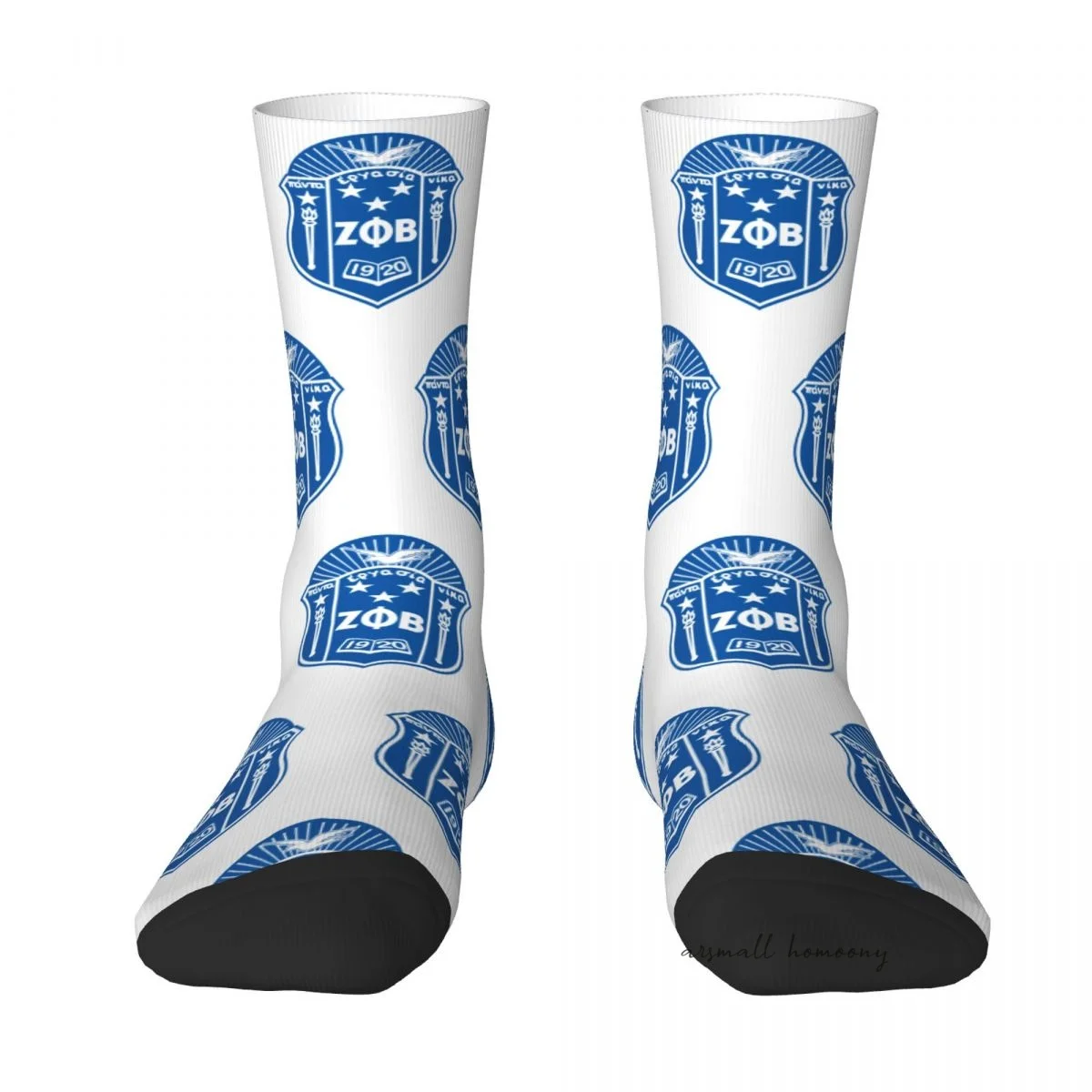 

Zeta Phi Beta Comfortable Adult Socks with Eye-catching 3D Printed Patterns Ideal for Everyday Wear