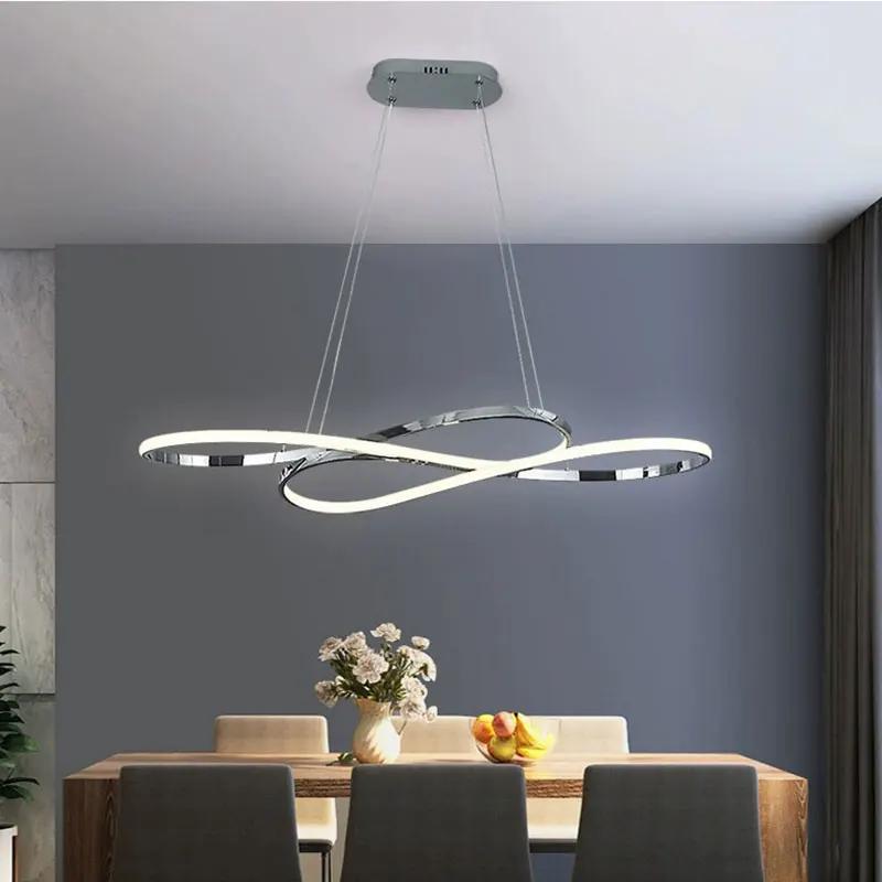 

Modern Design LED Pendant Lights Room Decor Gold Chandelier Living Dinning Room Bar Hanglamp Luxury Nordic Aluminum Pendant Lamp