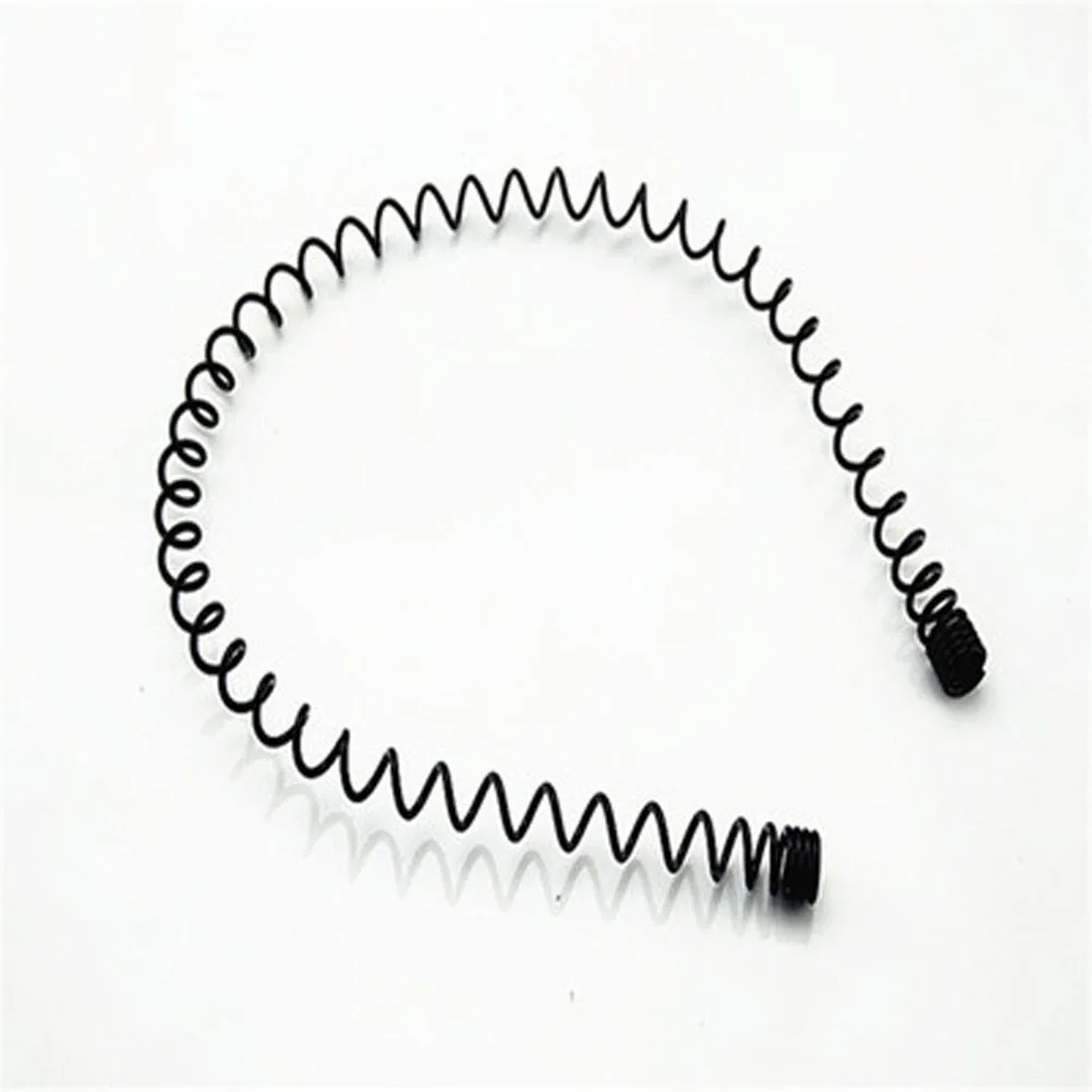 

5 pcs Wavy Band Adjustable Women Black Wavy Headband Simple Hair Hoop For Ladies Hair Styling Accessories