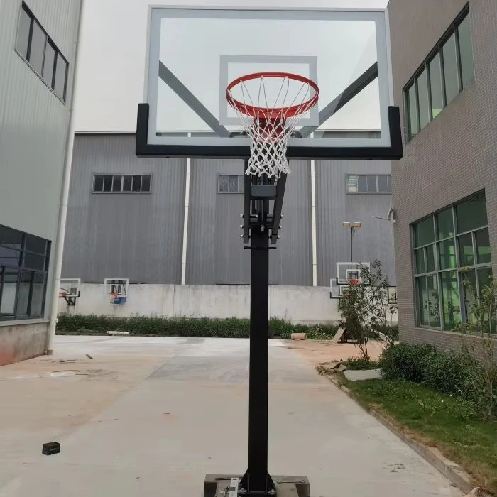 Wholesale Professional Adjustable Basketball Hoop in Ground Front Crank Outdoor Court Equipment for Sellpromote sales