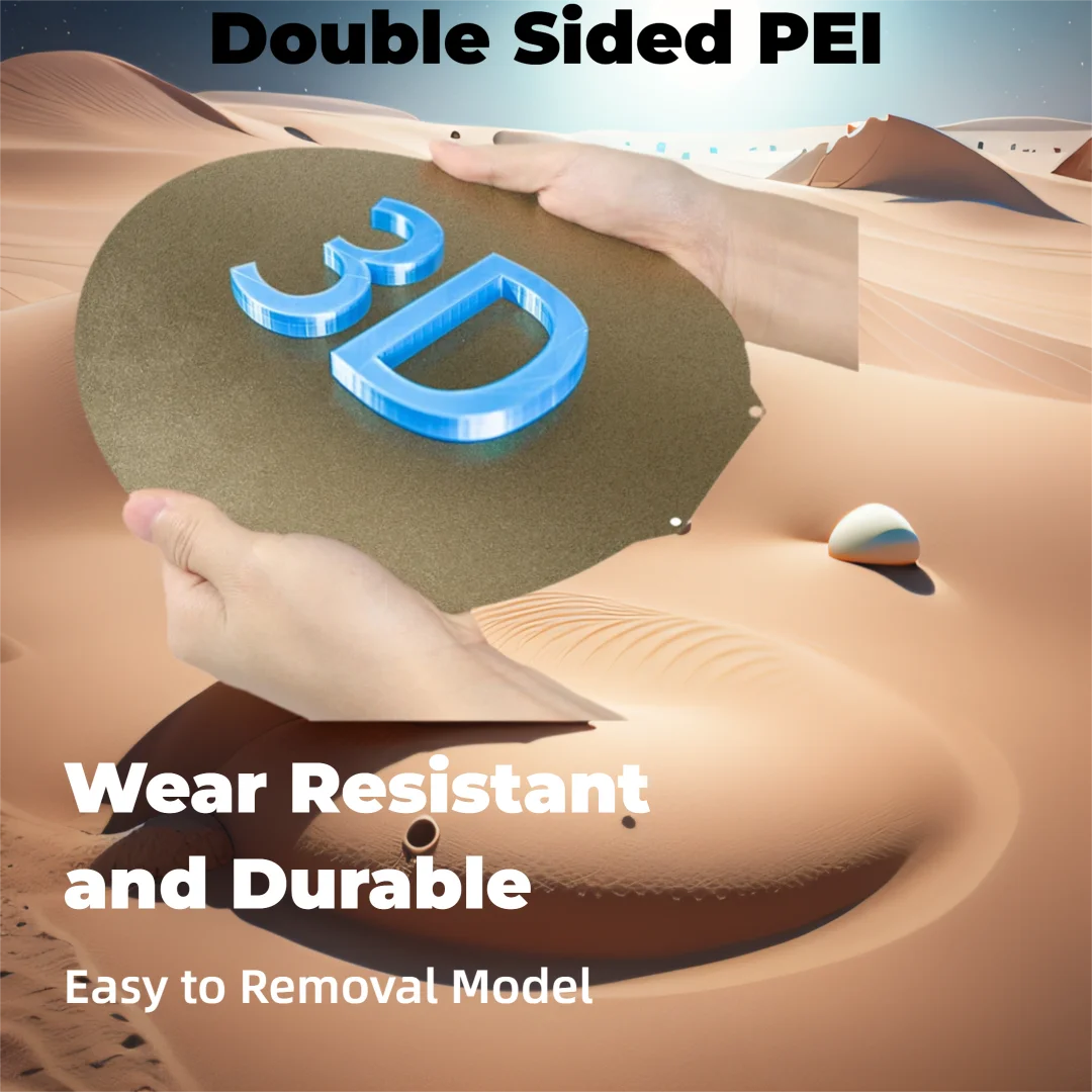 Round PEI Plate Double Sided Textured PEI Sheet Dia 120/215/250/260mm for Rostock Delta Kossel Build Plate 3D Printer Heated Bed