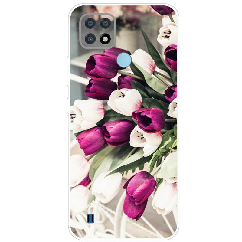 For Realme C21 Case Shockproof Soft silicone TPU Back Cover For Realme C21 C21Y C25S C25 Phone Cases Realme C21  Cute Cartoon