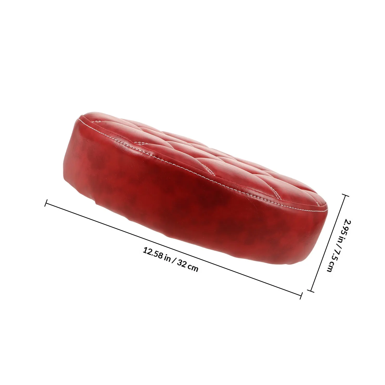 Round Stool Seat Cushion PU Leather High Density Foam Wood Frame for Home Bar Restaurant School