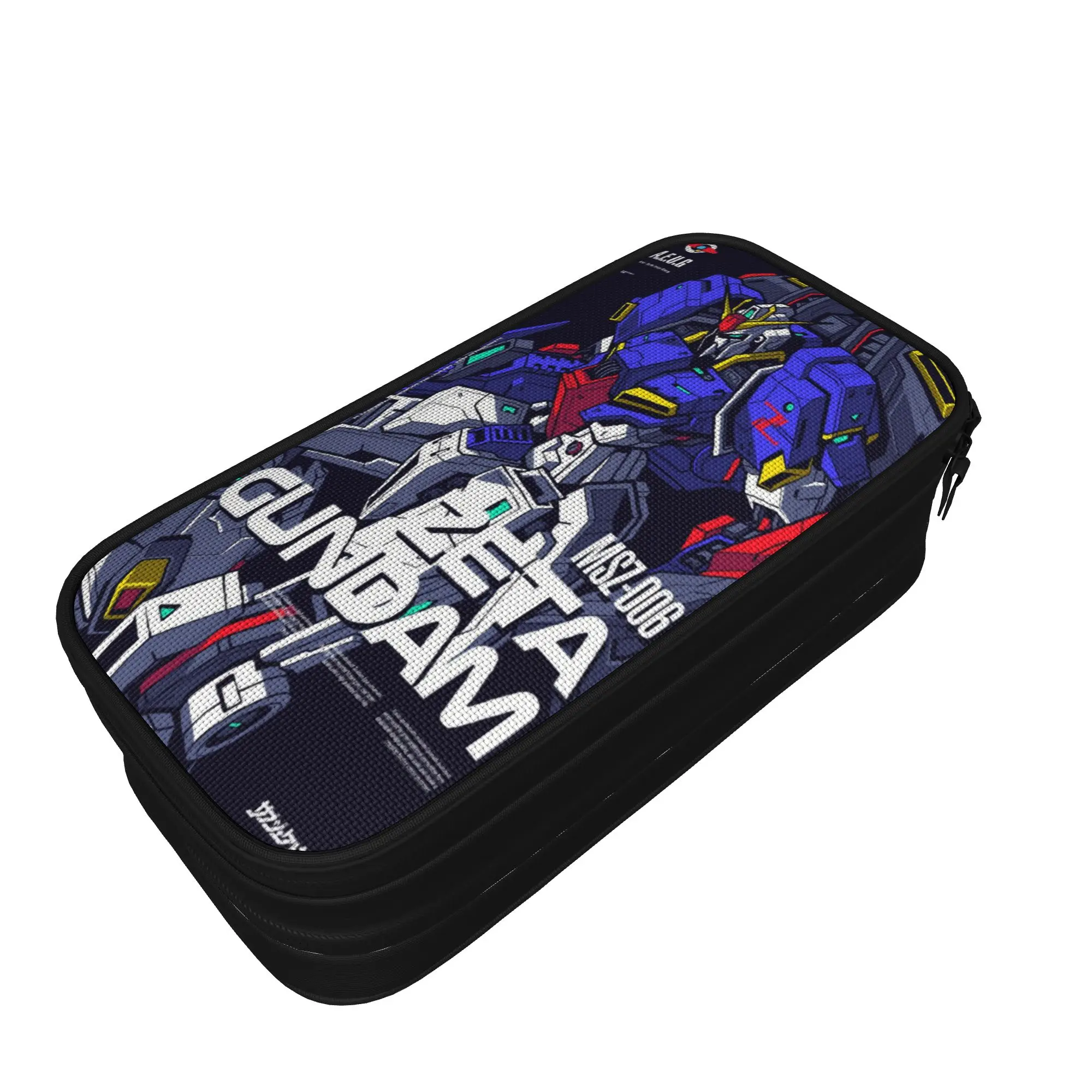mobile suit gundams Pencil Case Double Layer Large Capacity Kids School Supplies  Pencilcase Perfect Gifts