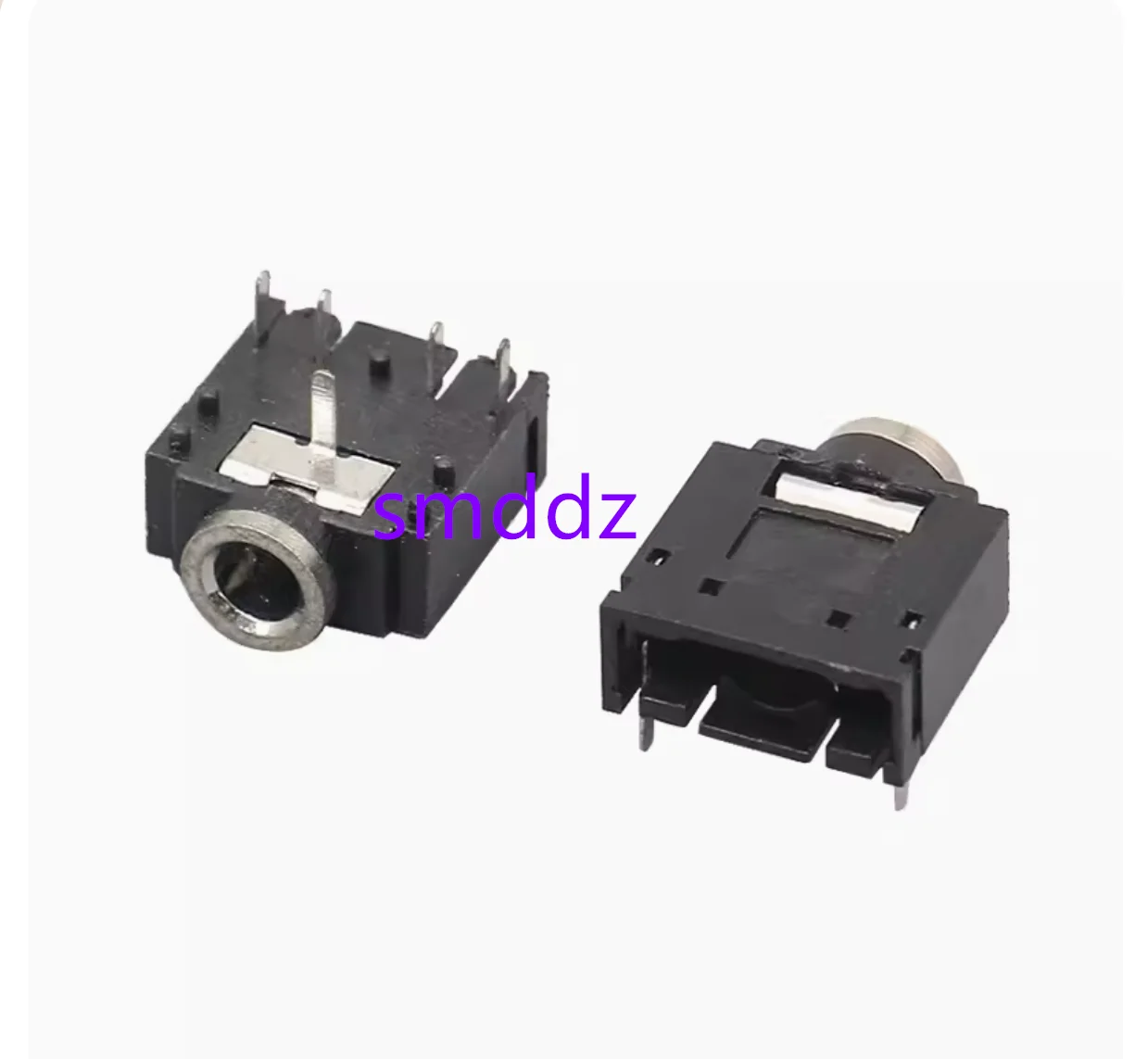 20pcs    PJ-307 audio socket   (3.5mm dual channel socket, 5-pin 180 degree direct insertion into headphone base)