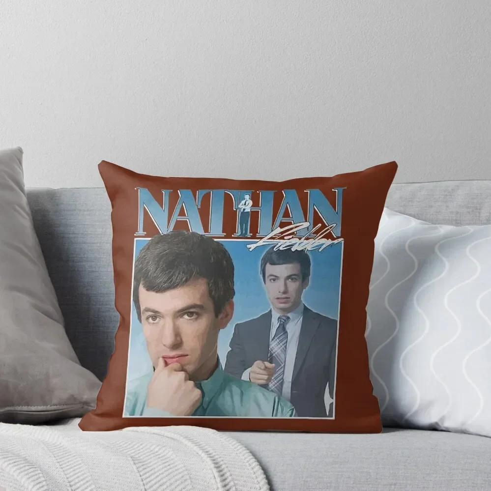 Nathan Fielder 90s Vintage Throw Pillow Luxury Sofa Cushions Pillowcases Marble Cushion Cover Cushion Child pillow