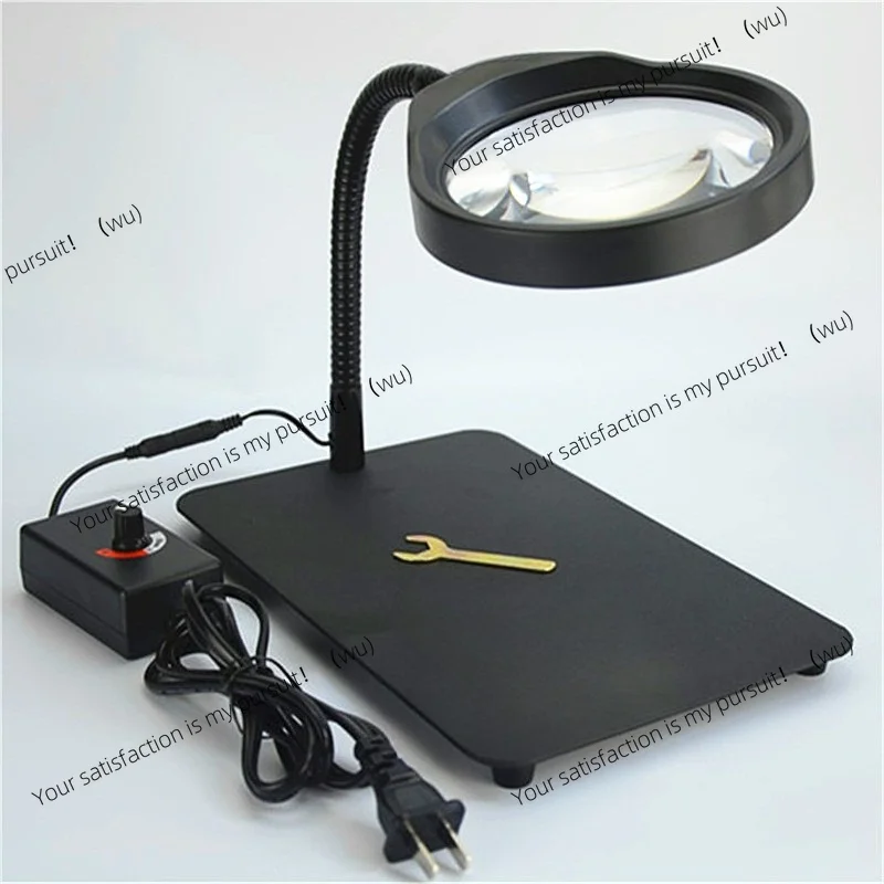 Desktop magnifying glass with led lamp pdok engraving inspection and maintenance welding old man reading PD-032C