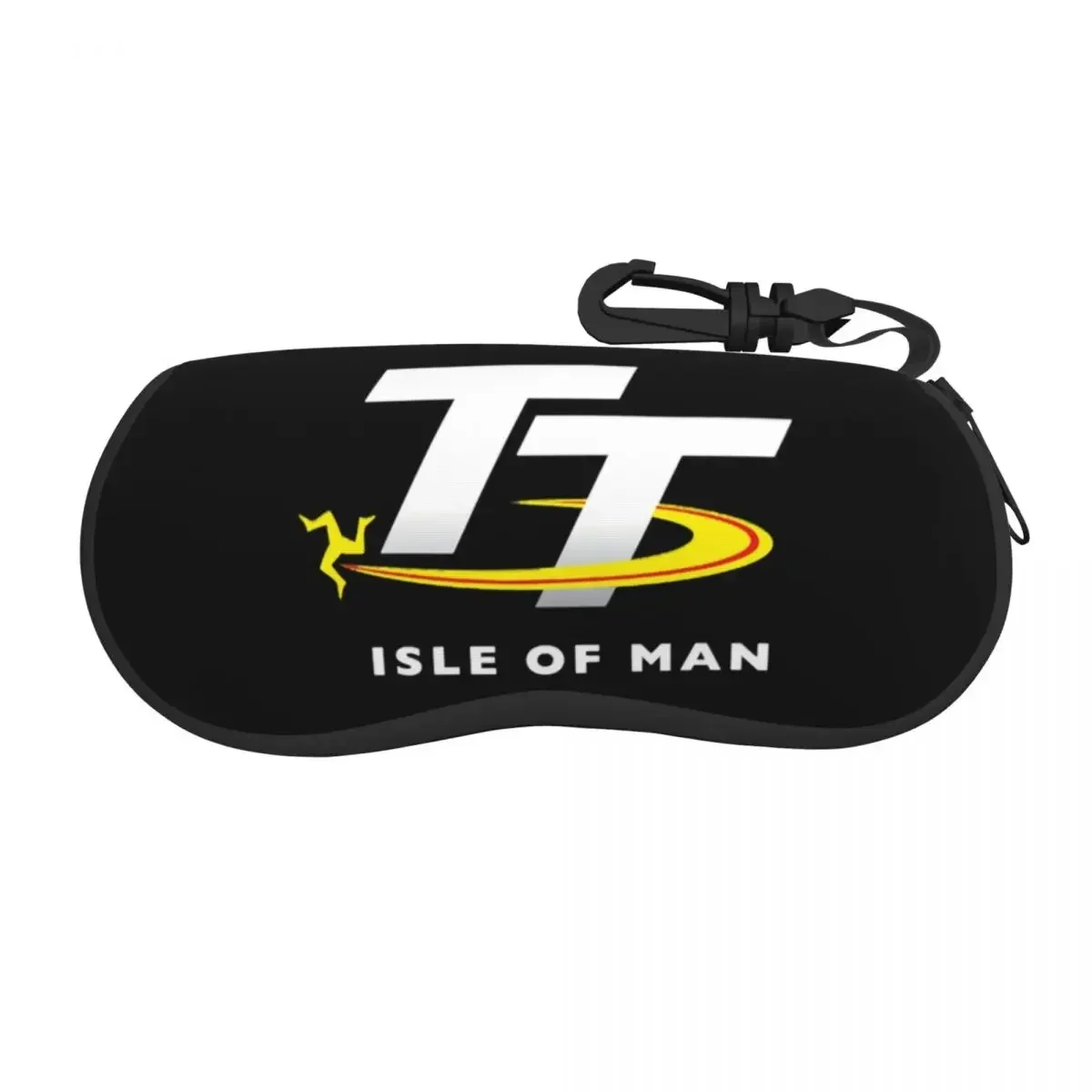 Isle Of Man TT Races Eyeglass Glasses Case Women Men Soft Racing Sunglasses Protective Box