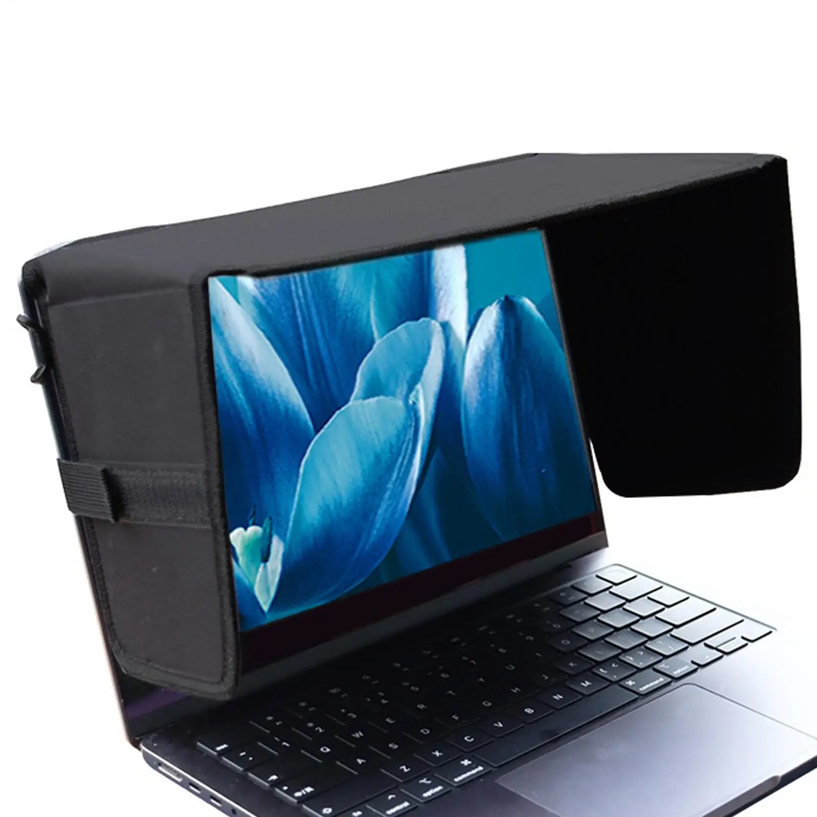 Outdoor Laptop Sunshade Foldable Privacy Screen Heat-resistant Computer Protective Cover Suitable For 13-16 Inch Laptops