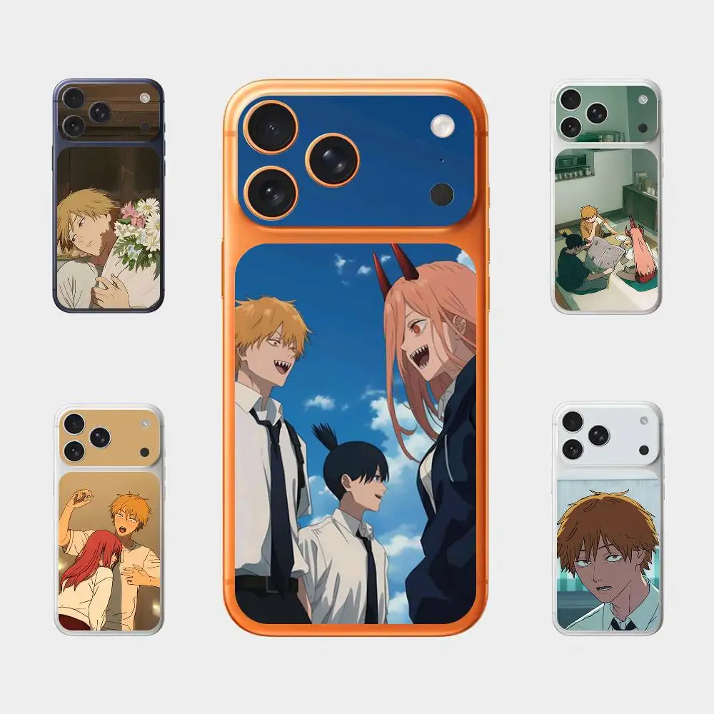 

Anime D-Denji For Iphone 17 Pro Max Back Protective Decorative Sticker Back Cover