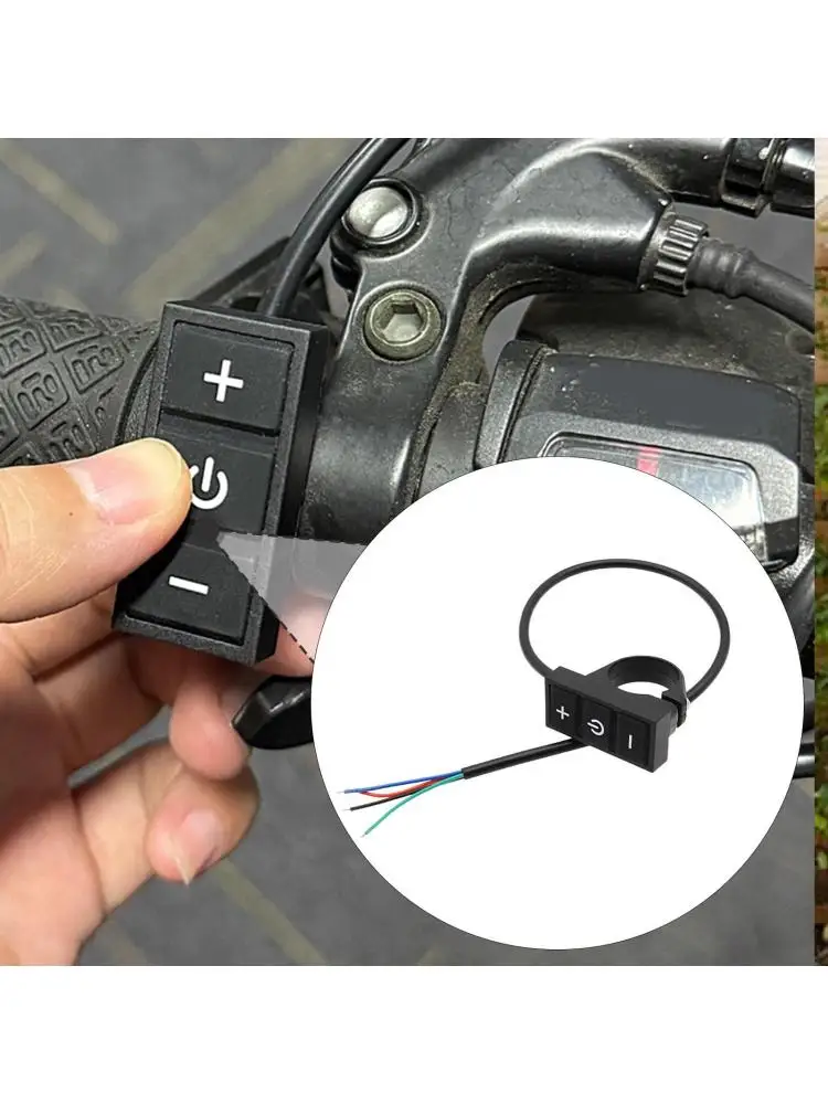 AliExpress Electric Bike LCD Display Switch, Versatile Weatherproof on Off Switch, Sensitive Push Button Switch, Bicycle Computer Switch
