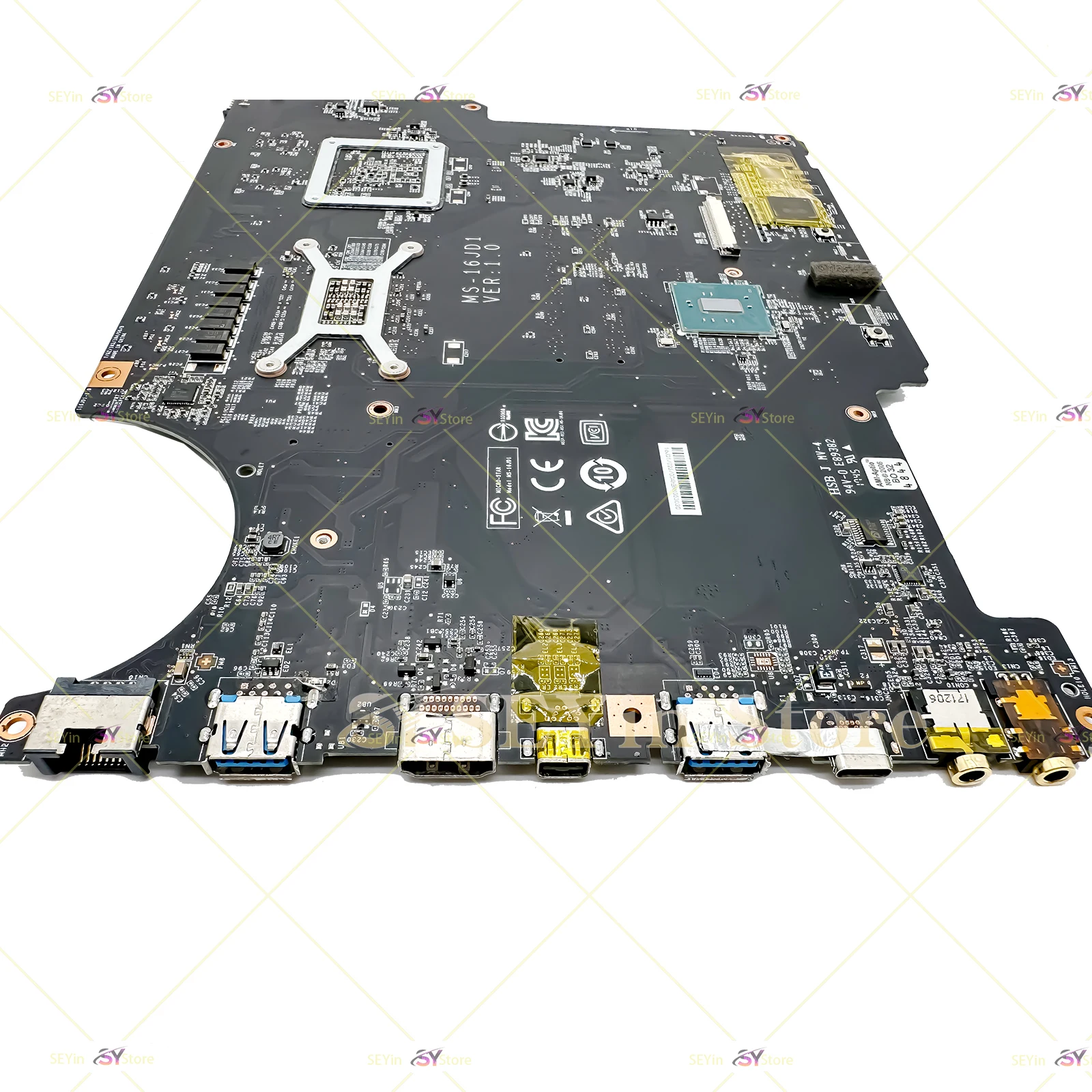 Carte mère MS-16JD1 pour ordinateur portable MSI PL62 MS-16JD MS-16JD1, I5-7300HQ I7-7700HQ MX150, 100% fonctionnelle