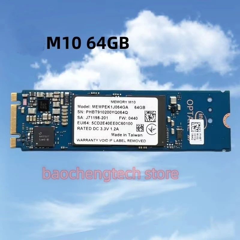New SSD M10 64G 32G 2280 M.2 Solid StateMemory Acceleration Cache nvme 16GB for Intel Aoteng Generation 2 Notebook Drive