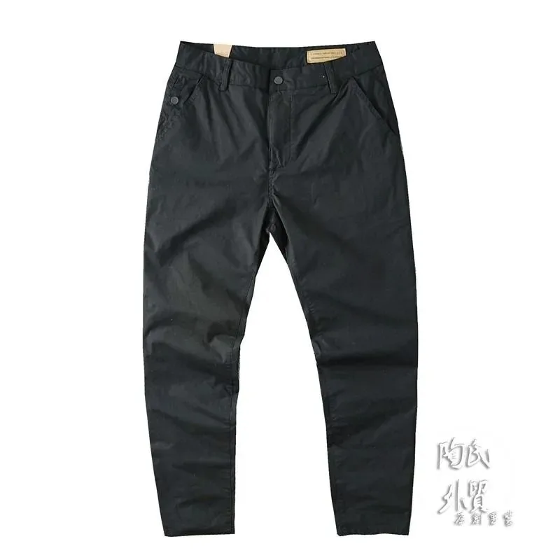 

Spring Summer Thin Men's Casual New Style Slightly Elastic Small Straight Long Pants