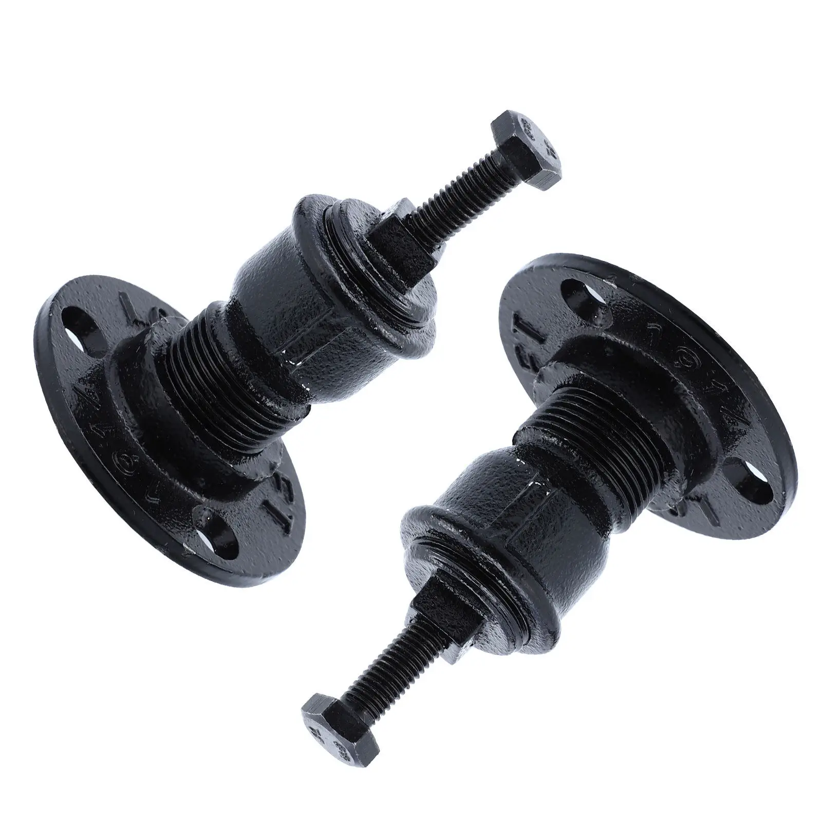 Heavy-Duty Handrail Support Bracket, 2pcs Wall-Mounted Stair Railing Banister Bracket for Modern Home Decoration