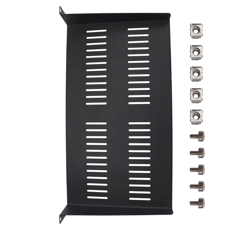 

PORK-1U Vented Cantilever Server Rack Shelf Mount Tray For 19Inch Network Equipment Cabinet