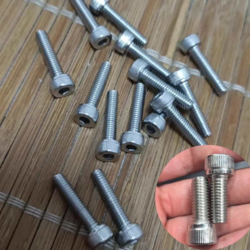 M10 M12 316 Stainless Steel Cup Head Hexagon Hex Socket Screw Cap Allen Head Bolts Screws Length 16/20/25/30/35-150mm