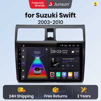 Junsun V1 AI Voice Wireless CarPlay Android Auto Radio for Suzuki Swift 2003 2005 2006 2007-2010 4G Car Multimedia GPS 2din