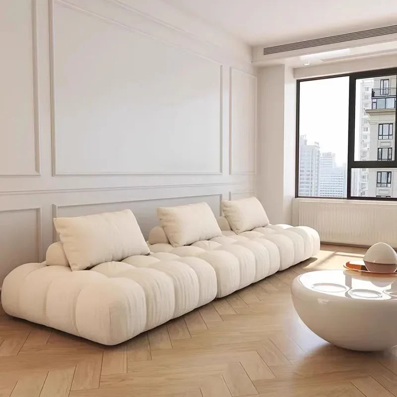 Puffs nórdicos, sofá para sala de estar, cama esquinera moderna de estilo nórdico, sofá para sala de estar, Plegables, muebles de teatro