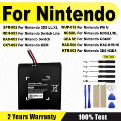 HDH-003 HAC-003 SPR-003 GBA SP HAC-006 Battery For Nintendo Switch Lite Console OXY003 3DS LL/XL WiiU NDSiLL GBASP HAC-015 N3DS
