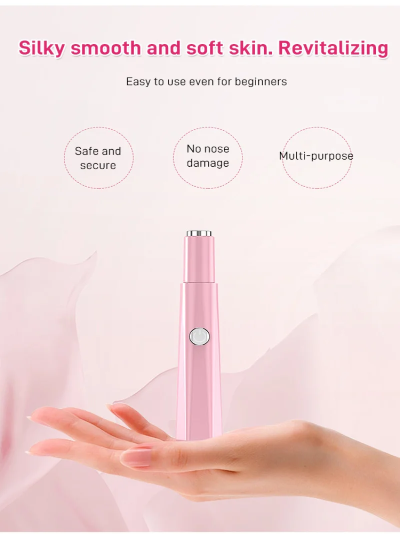 Ladies portable mini electric hair remover lipstick shaver USB charging hair remover instrument