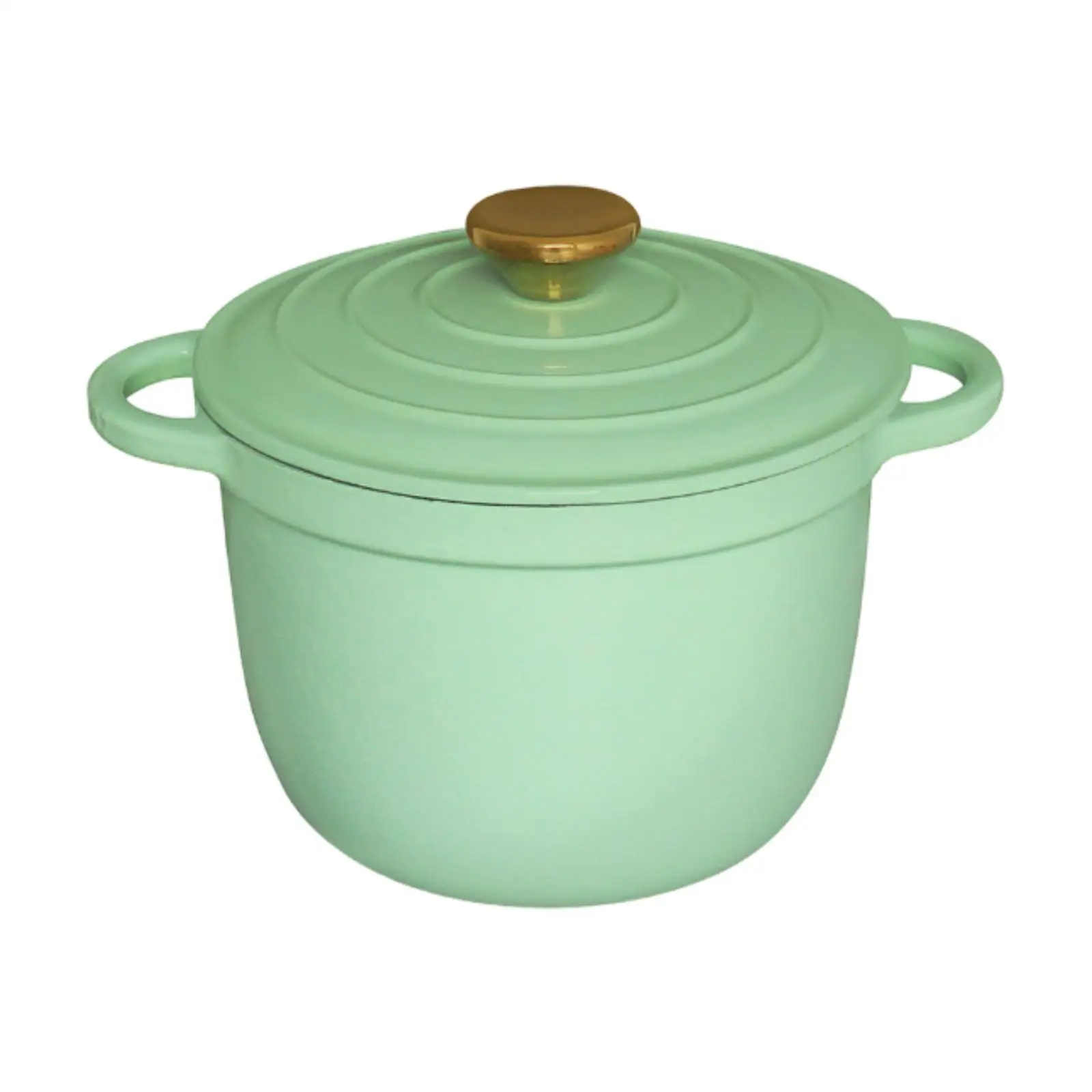 Enamel Pot with Cover Housewarming Gifts Multifunction Sturdy Double Handle Cooking Simmering Pot Cookware Stockpot for Home