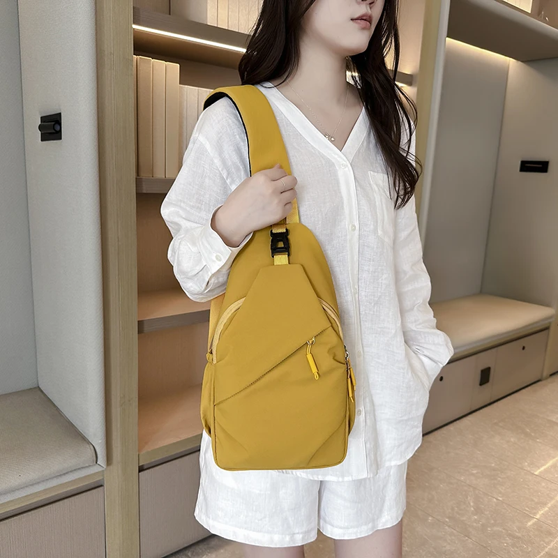 Unisex Große Kapazität Brusttasche Lässige Reise Wasserdichte Einzelschultertasche Einfache Multifunktionale Umhängetasche – Detail 11
