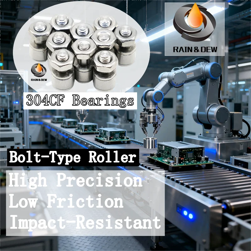 1Pcs CFS2.5V Cam Follower Bolt-type Needle Roller Bearings  CFS3V  CFS4V CFS5V CFS6V