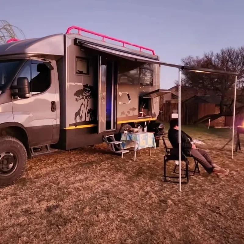 S27 Auto-retractable Rv Awning -waterproof Side-mount Design