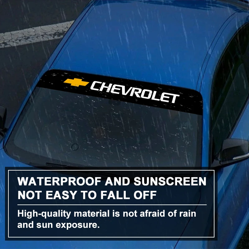 1 قطعة نافذة السيارة الأمامية الظل ملصق مزخرفة اكسسوارات صالح لشروليه سيلفرادو إمبالا ماليبو الاعتدال كروز السترة شرارة #4