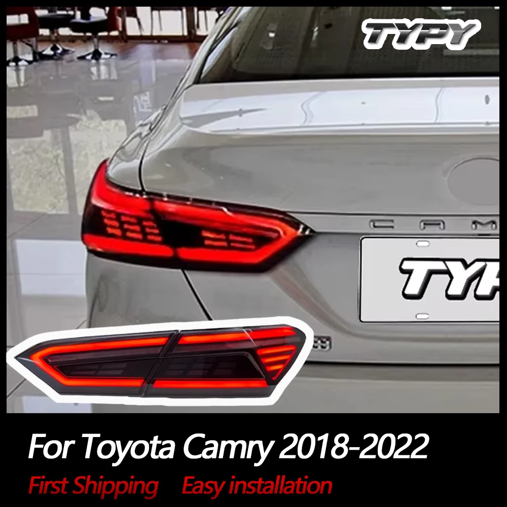 

TYPY Car Tail Lights For Toyota Camry 2018-2022 LED Car Tail Lamps Daytime Running Lights Dynamic Turn Signals Car Accessories