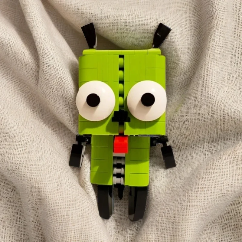 199ピース-moc-クリエイティブモデル-ギルs犬スーツ-組み立てブロック-diy組み立てブロック-ディスプレイギフト-コレクタブル-ホームデコレーション