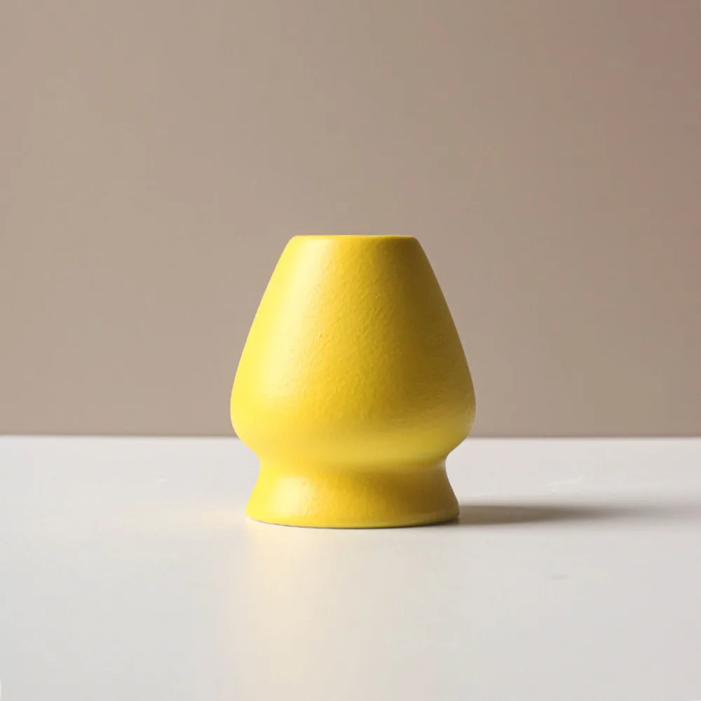 

Держатель для чайных инструментов Японский керамический держатель для чая Аксессуары для чая Посуда Matcha Chasen Подставка для шлифовальной машины Щетки Бамбуковый держатель для венчика