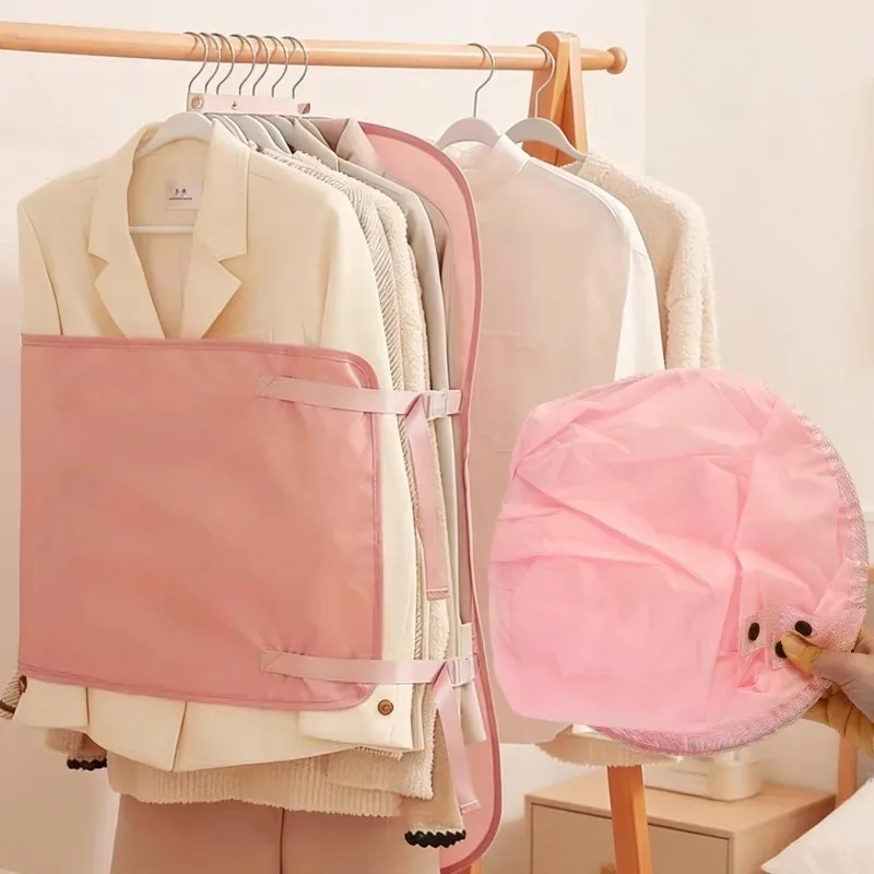 Jackets Coats Compression Board Pants Fabric Panel Board Closet Compressed Hanging Bag Clothing Dust Cover Space Saver Organizer