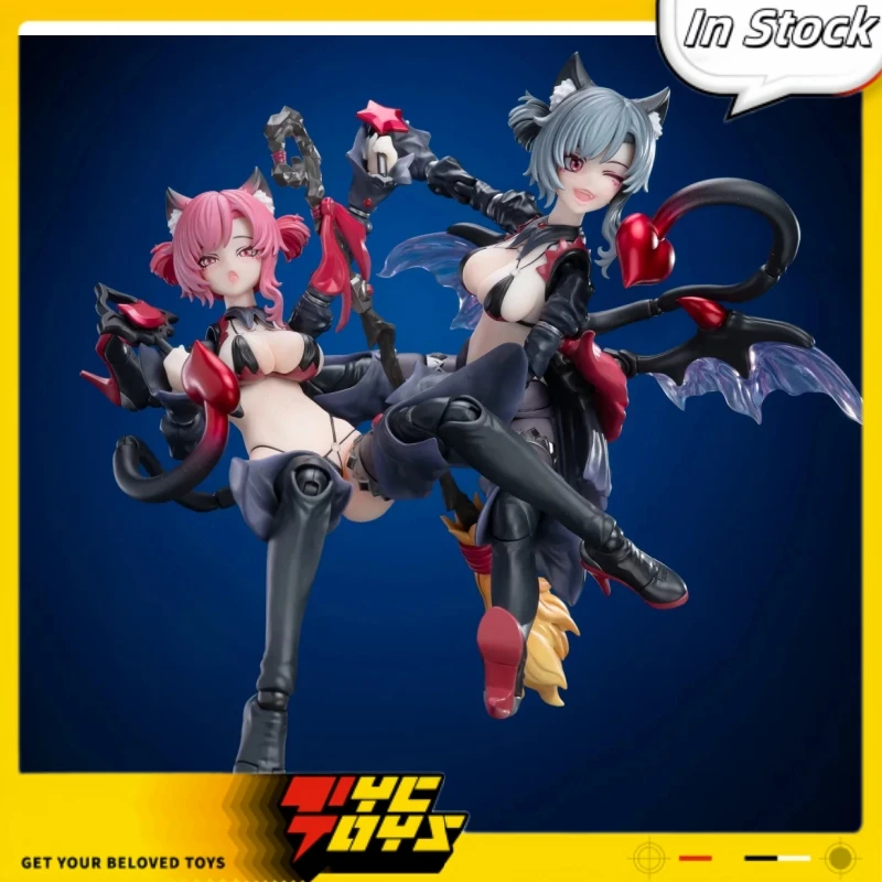 

TYCTOYS Spot 1/12 Dimensional Concrete Machine Girl Intern Witch Xingchuan Cat Girl 6inch Full Set Action Figure Model Toys Gift