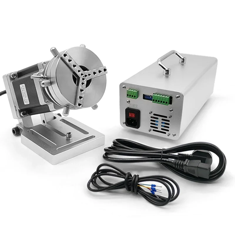 Clamping Rotary Shaft Mini Marking Machine Rotary Shaft Stainless Steel Rotary Clamp Ring Jewelry