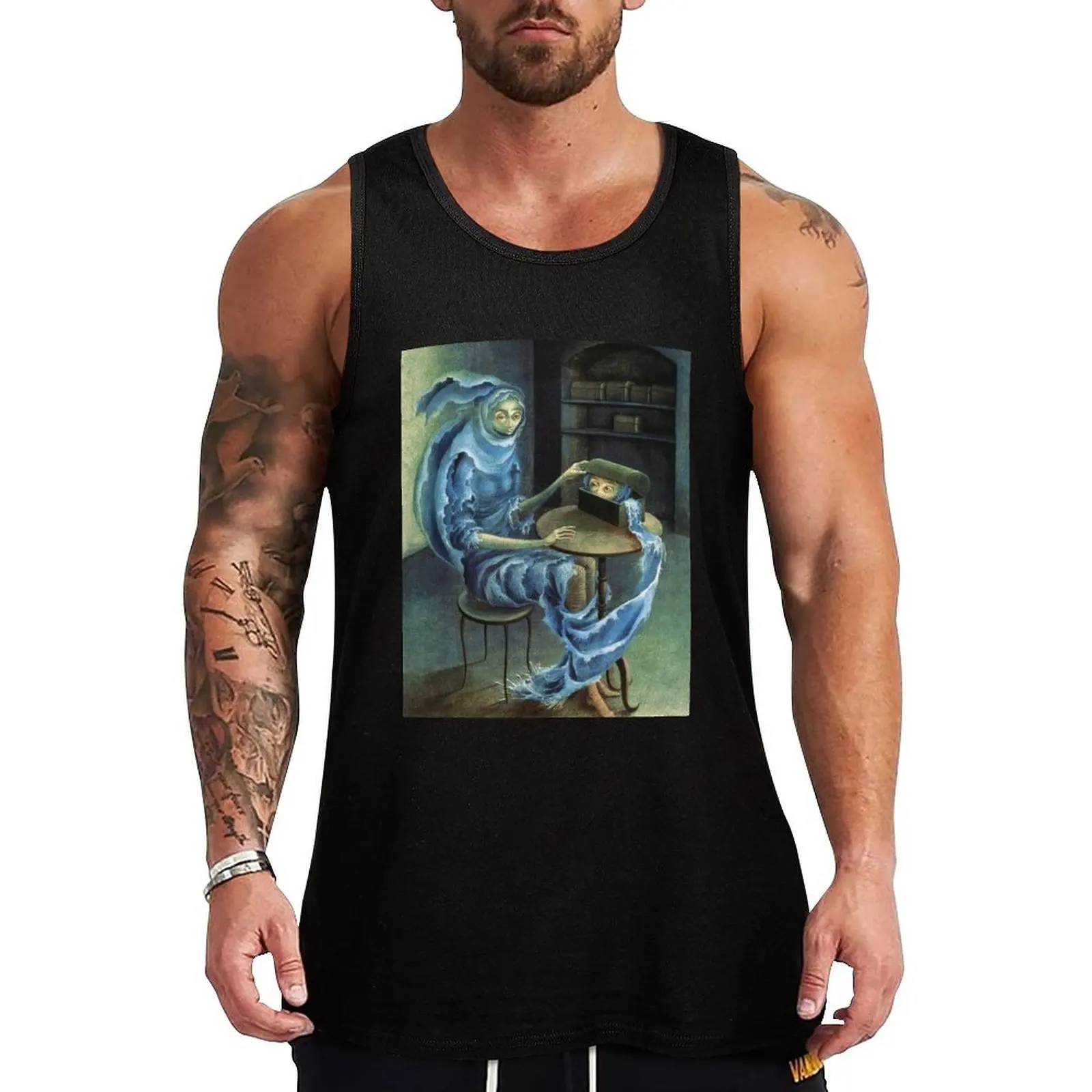 Camiseta deportiva sin mangas de secado rápido Meeting, de Remedios Varo