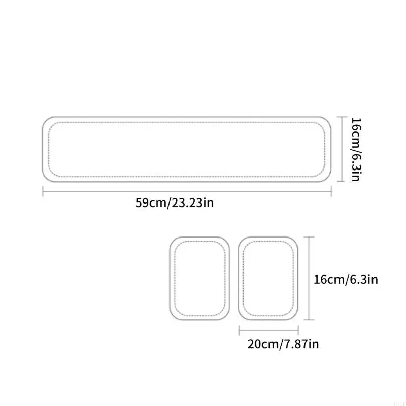 

F19F Strollers Strap Cover for Baby Prams Pushchairs, Solid Color Anti-bite Shoulder Belt Armrest Cover for Most Infant Cart