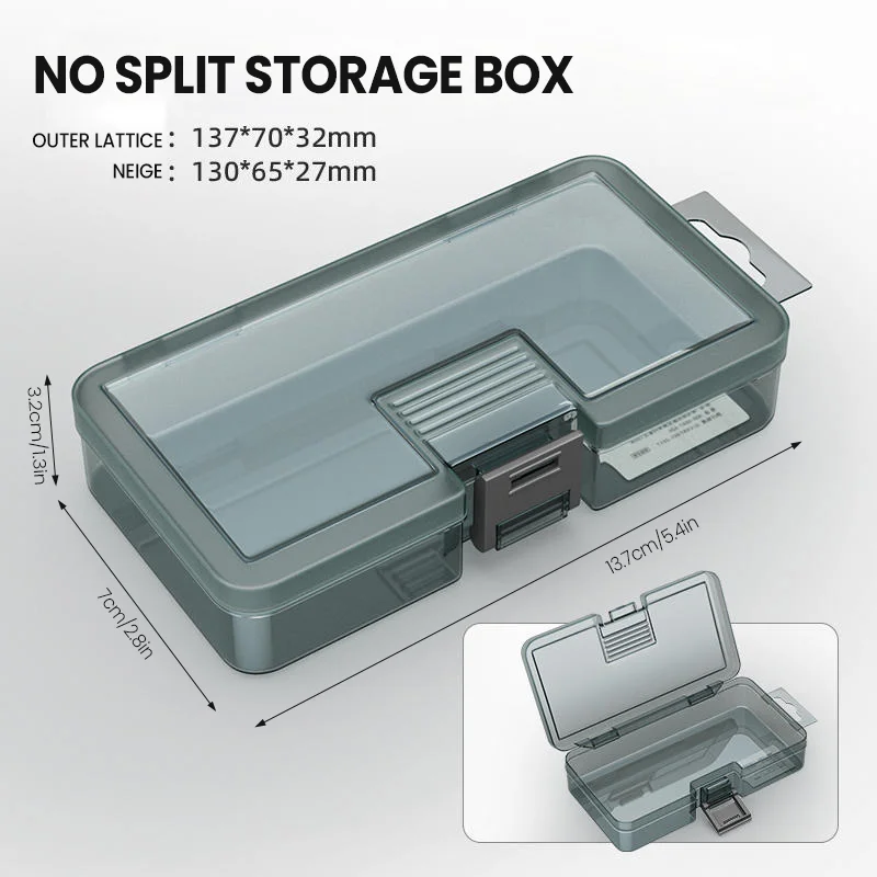 AIRAJ Multifunctional Plastic Tool Box Transparent Thickened High Hardness Pressure Resistant and Classified Storage Tool Box