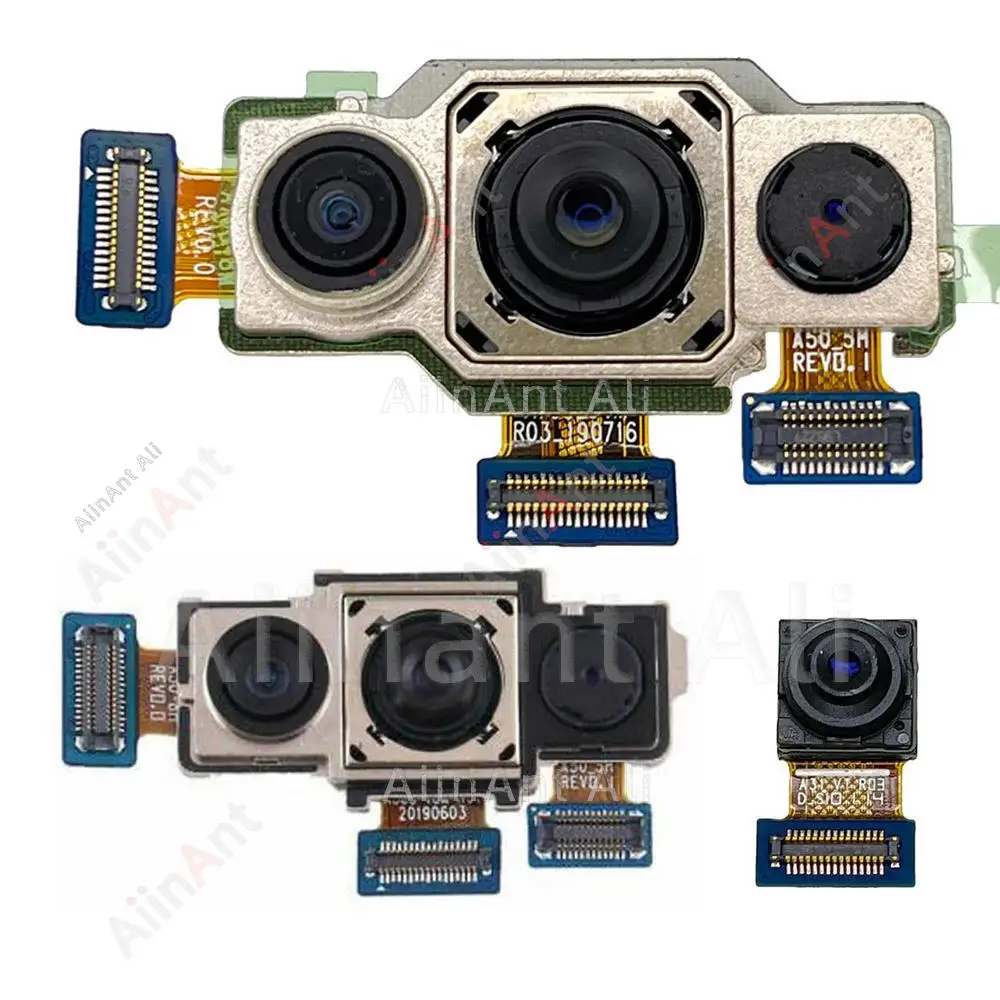 AiinAnt Small Front Selfie Back Macro Depth Wide Main Rear Camera Flex Cable For Samsung Galaxy A60 A70 A70s A71 4G 5G