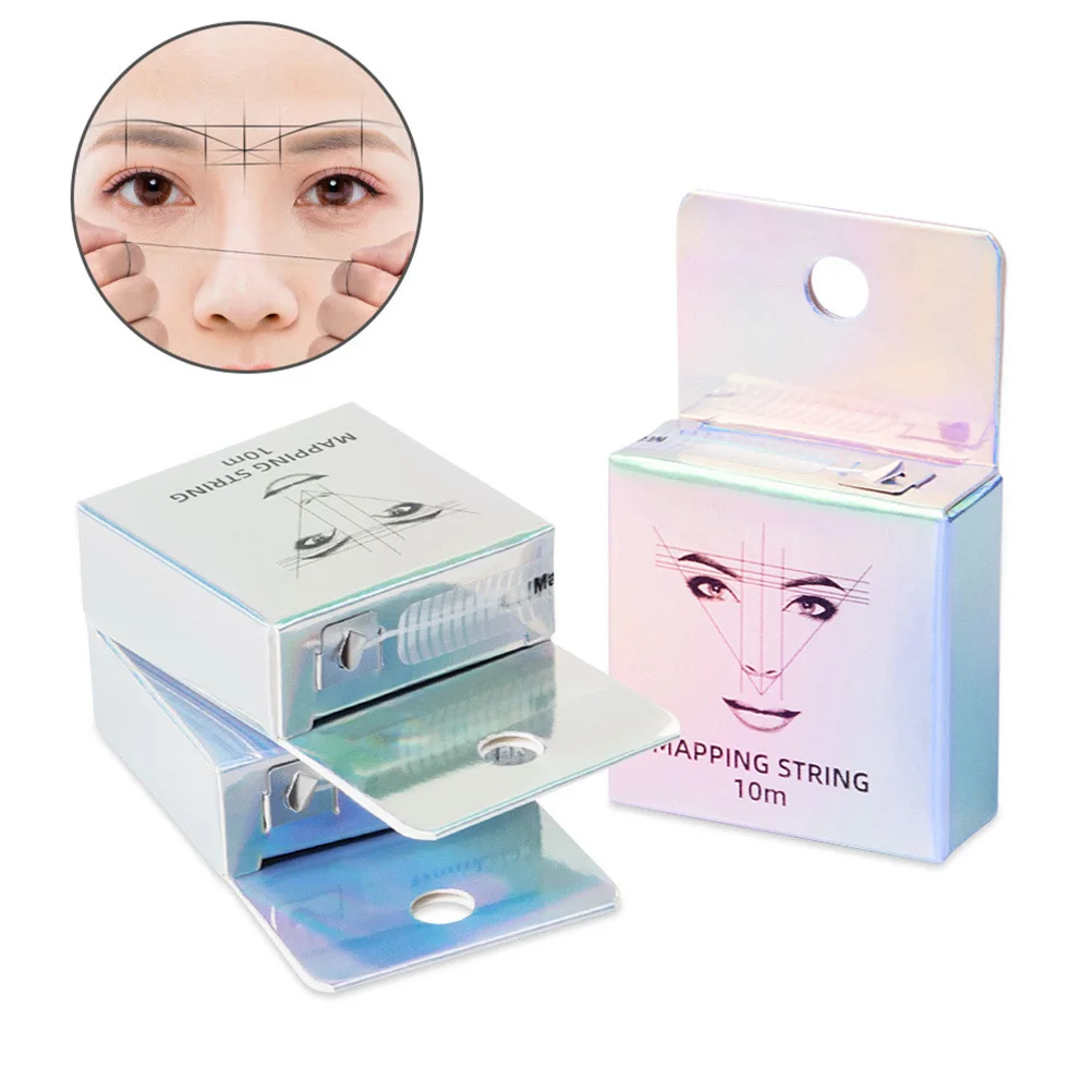 Outil de localisation des sourcils, accessoire de maquillage facile à transporter, réduit l'asymétrie pour les débutants professionnels, 2 pièces