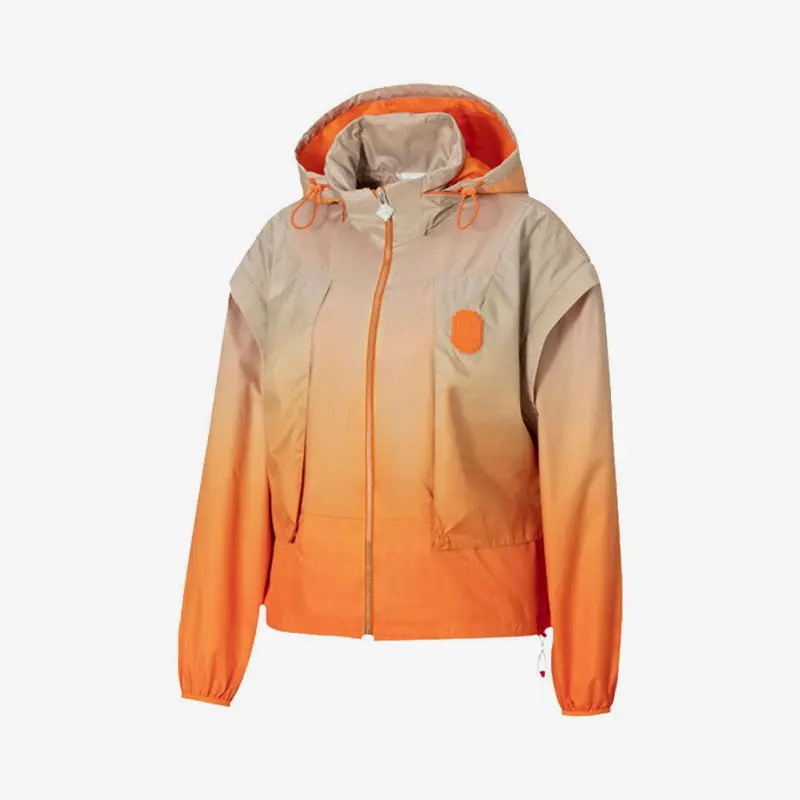 

Puma натуральная женская модная свободная тканая куртка с капюшоном для спорта и отдыха 532147-29