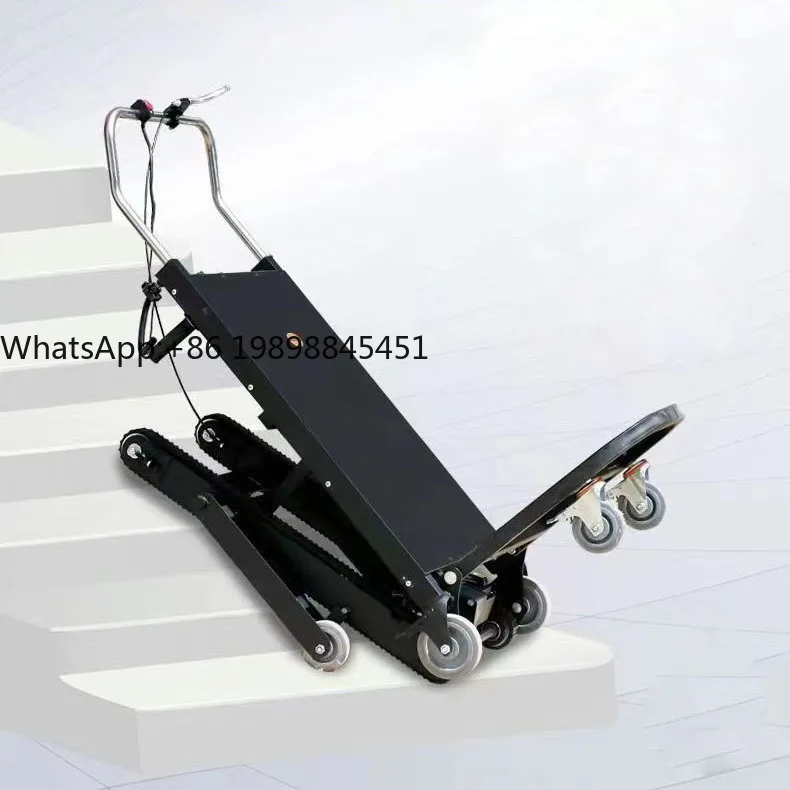 Electric Power Trapklimmer Klimwagen Stair Climber Battery Crawler Stair Climbing Dolly Cart With Belt