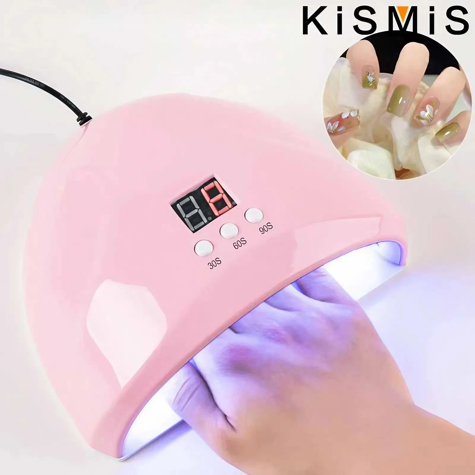 36W UV LED-nagellamp Professionele gelnagellakdroger Uithardende manicuremachine voor gelnagels Sneldrogende nagelkunstapparatuur