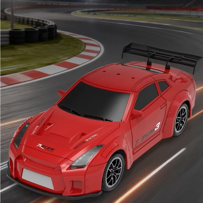 

Rc Drift Car 2.4g Remote Control Racing Car 1：24 Scale Rechargeable With Replaceable Tires Usb Charging Drift Hobby Boy Toy Gift