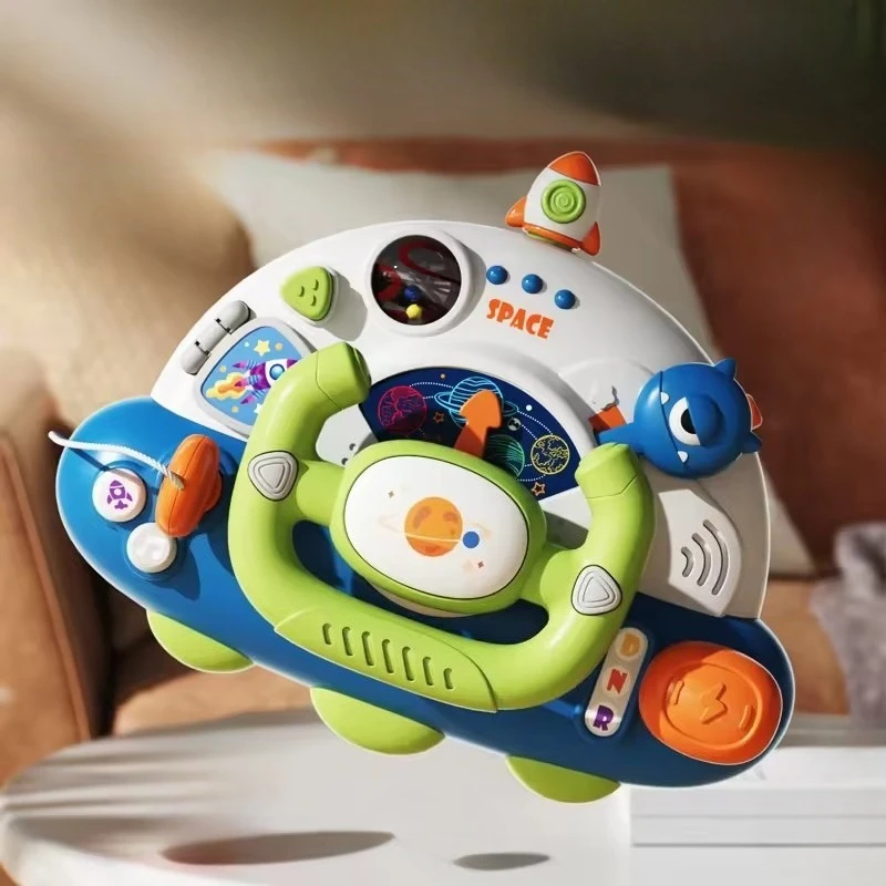 

Новая детская игрушка-руль для имитации вождения автомобиля, для заднего сиденья, развивающая головоломка для малышей