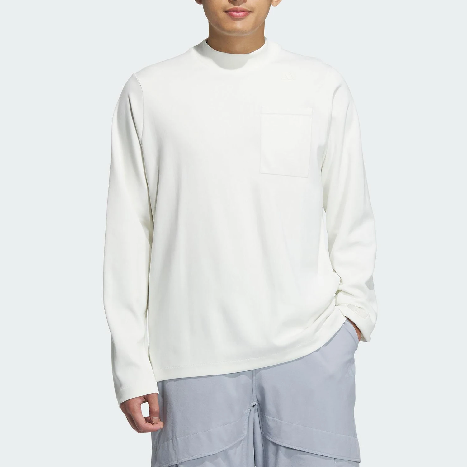 Adidas Official Genuine 2025 Spring Men's Simple Casual Loose Pullover JM0954