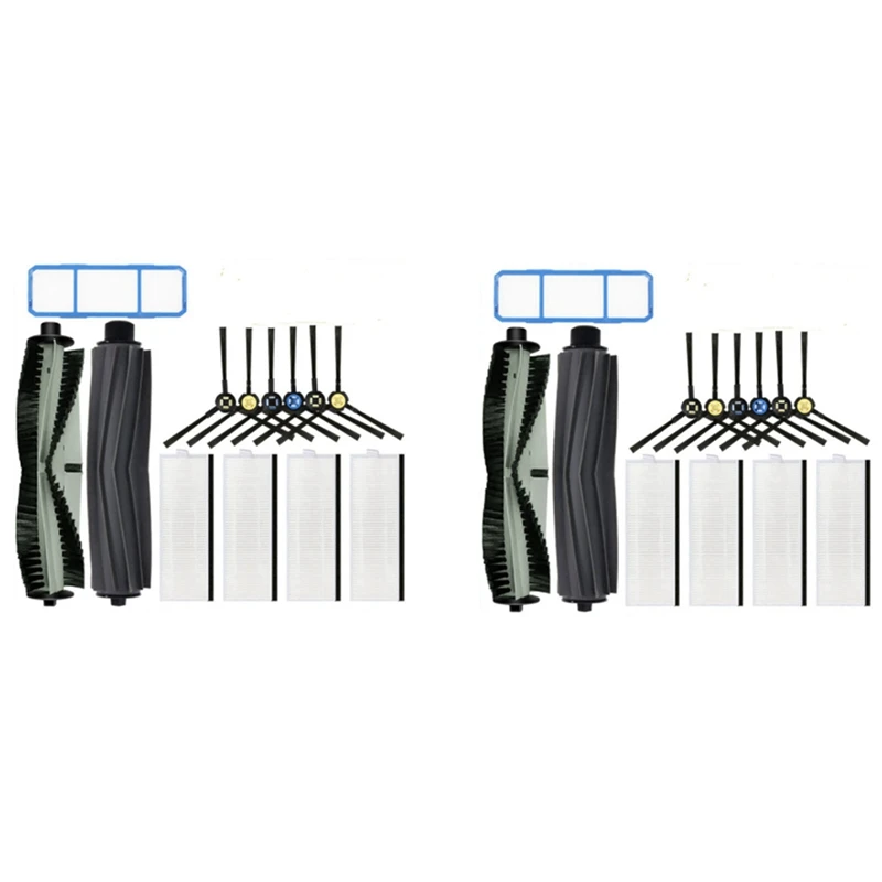 

X16A 2025 NEW-2Set Main Side Brush Hepa Filter For Silvercrest SSR1 SSRA1 For Ilife A9S A7 V8 V8S X750 X800 X785 V80