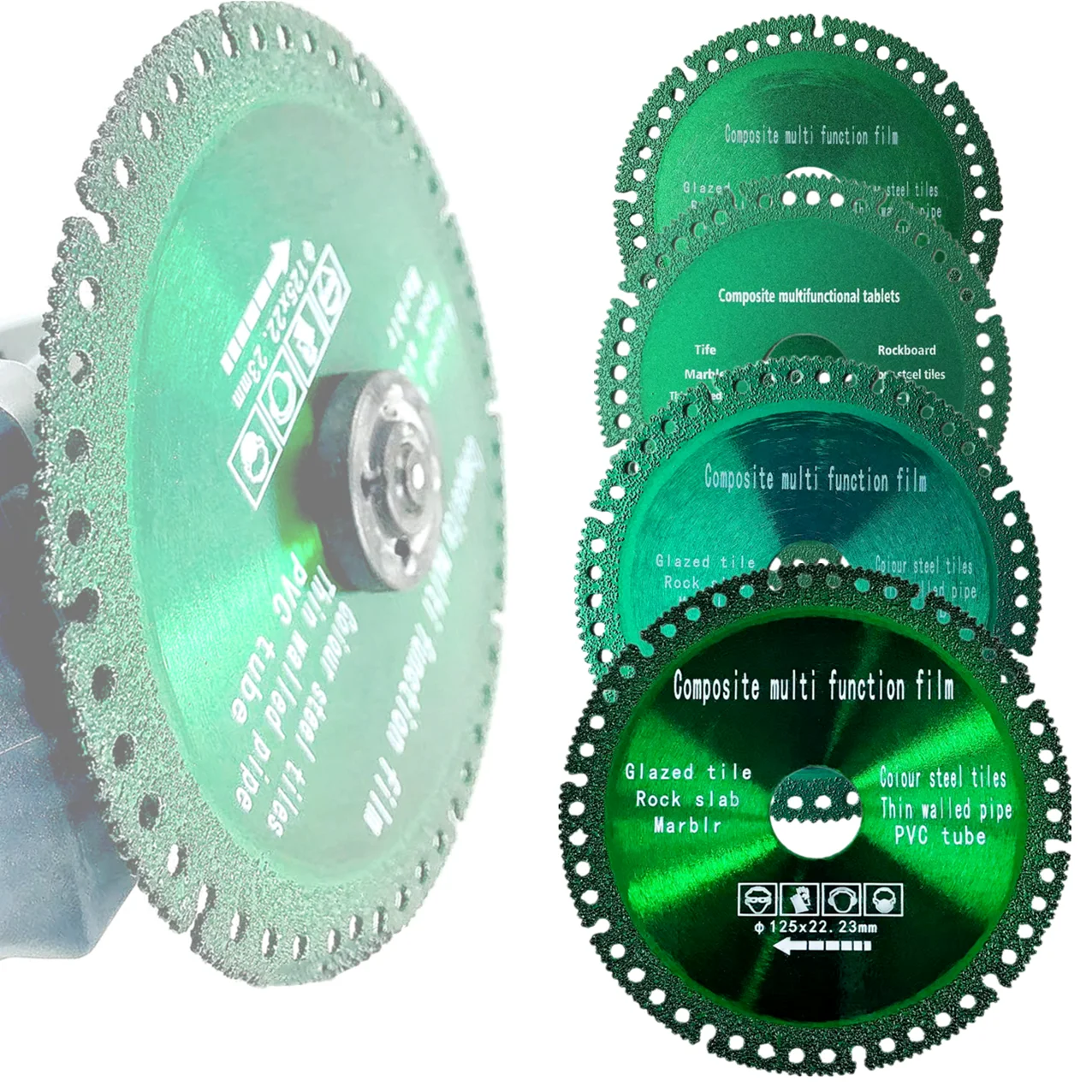 Composite Multifunctional CuttingSaw Blade100/115/125mm Ultra-thin Saw Blade Ceramic Tile Glass Cutting Disc Angle GrinderTools