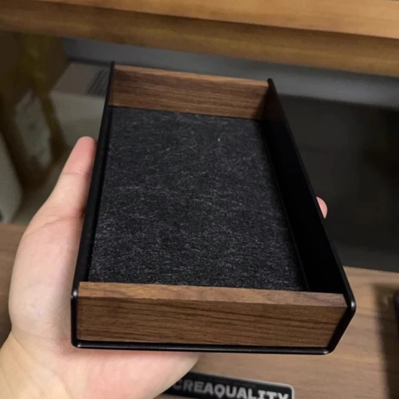 

Walnut Wood Laptop Stand Accessories Modular Desk Organizer for Office Storage Supplies Pen Holder and Stationery Management